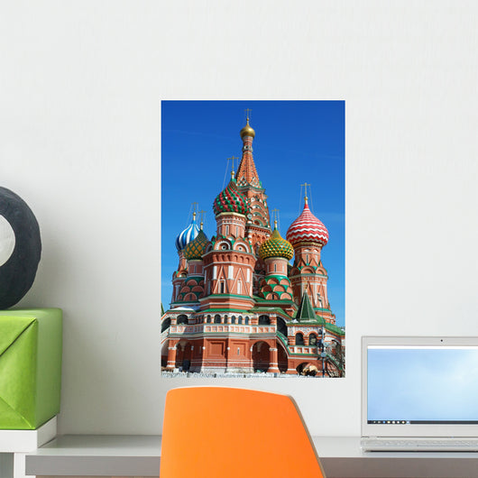 st. Basil Cathedral Wall Mural