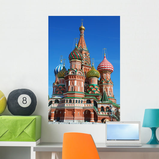 st. Basil Cathedral Wall Mural