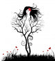 Tree woman Wall Decal