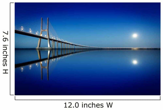 Vasco da Gama Bridge, Lisbon, Portugal Wall Mural
