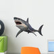 Angry Great White Shark Wall Decal