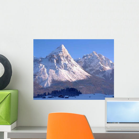 Austrian Mountain Peak Wall Decal