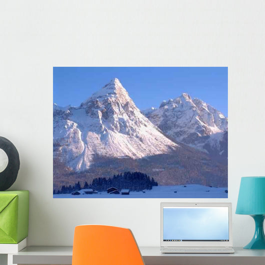 Austrian Mountain Peak Wall Decal