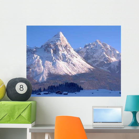 Austrian Mountain Peak Wall Decal