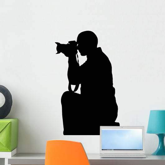Photographer - Silhouette Wall Decal