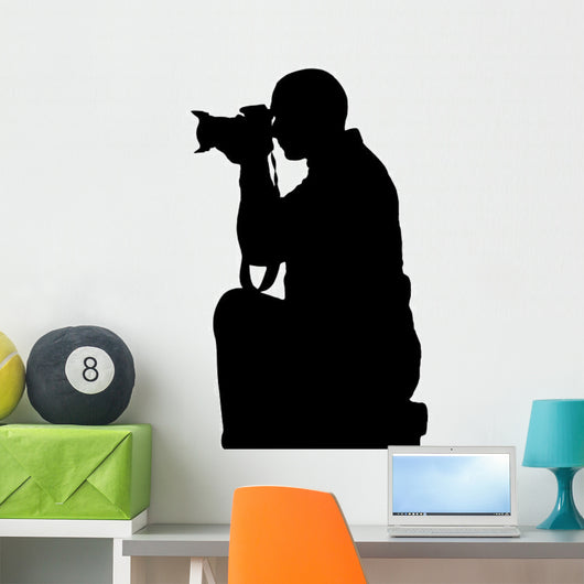 Photographer - Silhouette Wall Decal