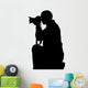 Photographer - Silhouette Wall Decal