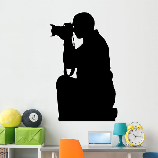 Photographer - Silhouette Wall Decal