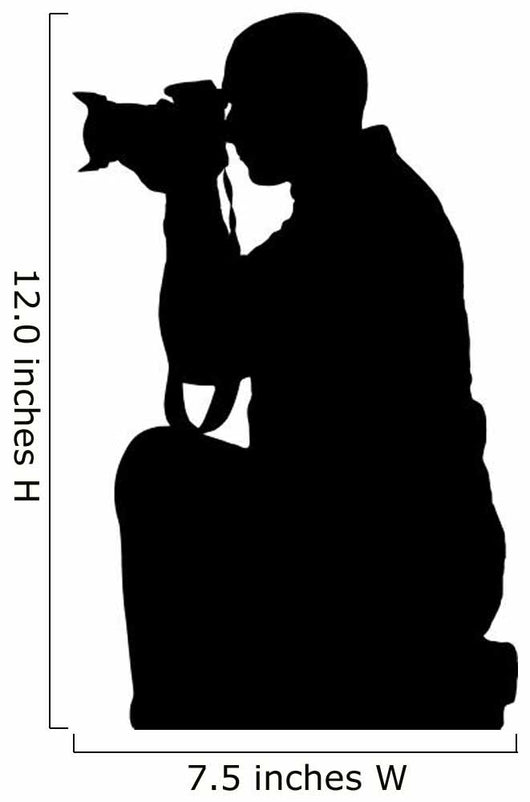 Photographer - Silhouette Wall Decal