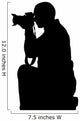 Photographer - Silhouette Wall Decal
