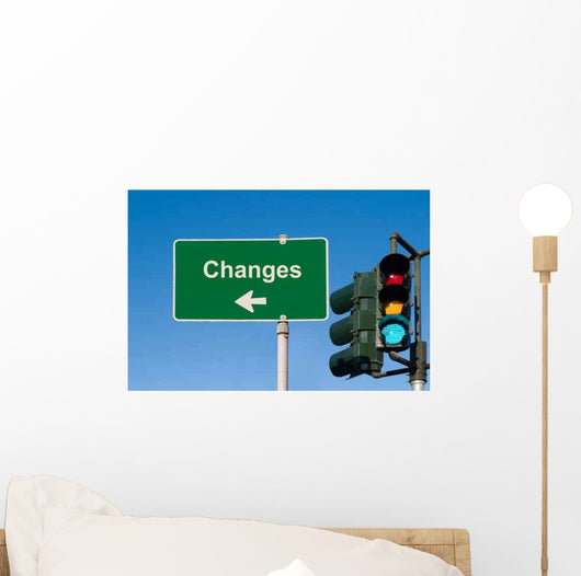 Changes Sign Wall Decal