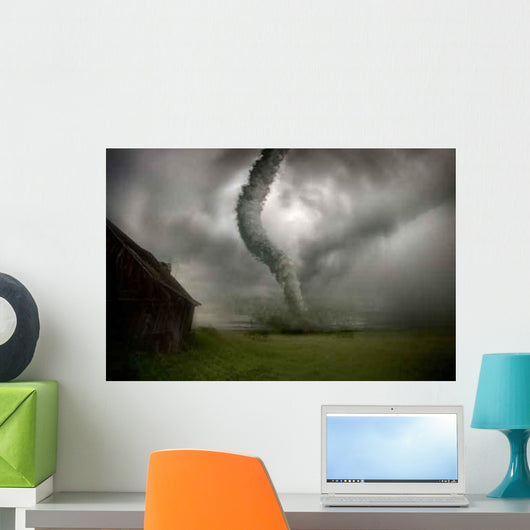 Approaching Tornado Wall Decal