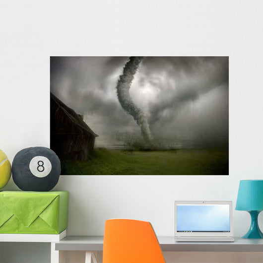 Approaching Tornado Wall Decal