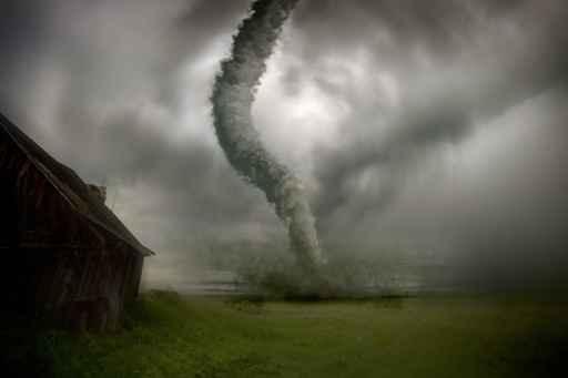 Approaching Tornado Wall Decal