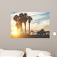 Santa Monica Pier with Wall Decal