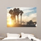 Santa Monica Pier with Wall Decal