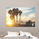 Santa Monica Pier with Wall Decal
