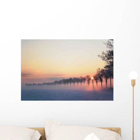 Winter Morning 2 Wall Decal Design 1