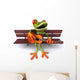 Grenouille Avec Une Guitare Wall Decal