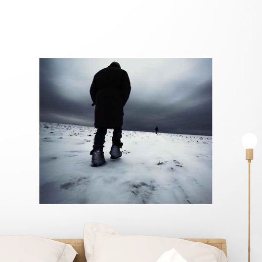 Girl Walking Show Field Wall Decal