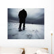 Girl Walking Show Field Wall Decal