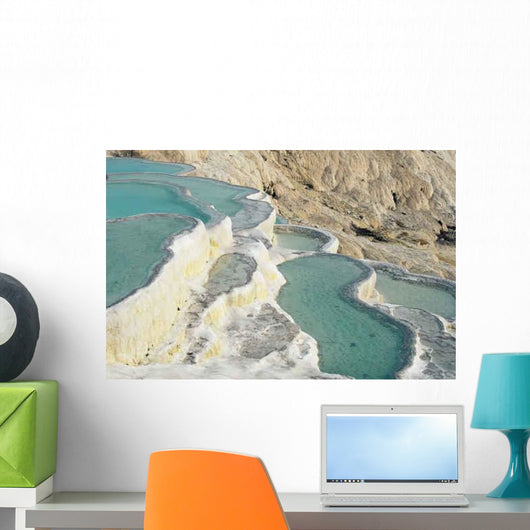 Up Shot Travertine Pools Wall Decal