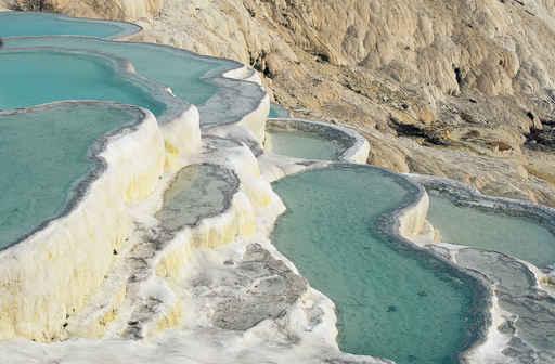 Up Shot Travertine Pools Wall Decal