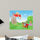 Knight Battling Dragon to Wall Decal