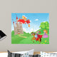 Knight Battling Dragon to Wall Decal