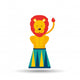 circus animal isolated icon design Wall Decal