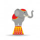 circus animal isolated icon design Wall Decal
