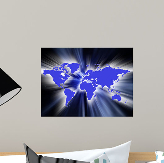 World Map Wall Mural