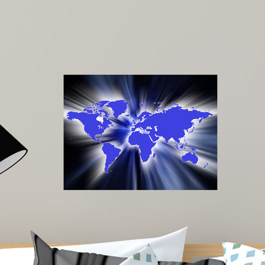 world map Wall Mural