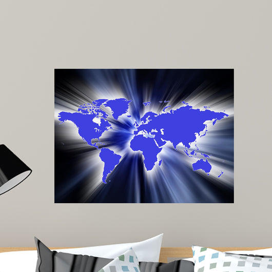 world map Wall Mural