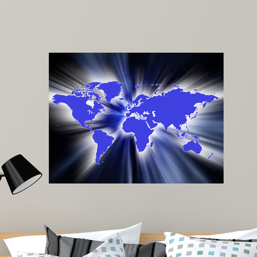 world map Wall Mural