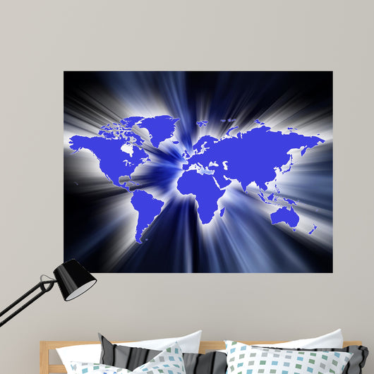 world map Wall Mural