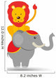 circus animal isolated icon design Wall Decal