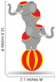 circus animal isolated icon design Wall Decal
