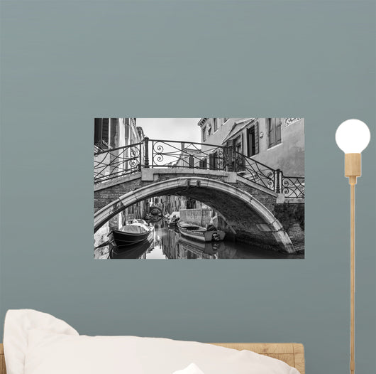 Historic canal in Venice Wall Mural