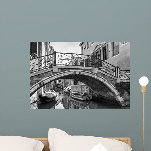 Historic canal in Venice Wall Mural