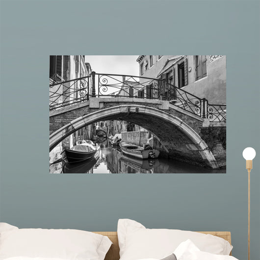 Historic canal in Venice Wall Mural