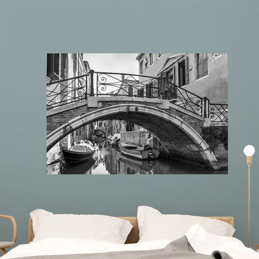 Historic canal in Venice Wall Mural