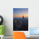 Panorama Manhattan and Sunset Wall Decal