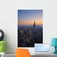 Panorama Manhattan and Sunset Wall Decal