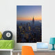 Panorama Manhattan and Sunset Wall Decal