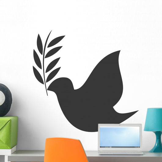 Dove with Olive Branch Wall Decal