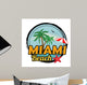 Miami Beach Sign Wall Decal Design 2