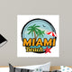 Miami Beach Sign Wall Decal Design 2
