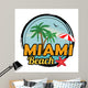 Miami Beach Sign Wall Decal Design 2
