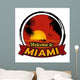 Welcome to Miami Sign Wall Decal